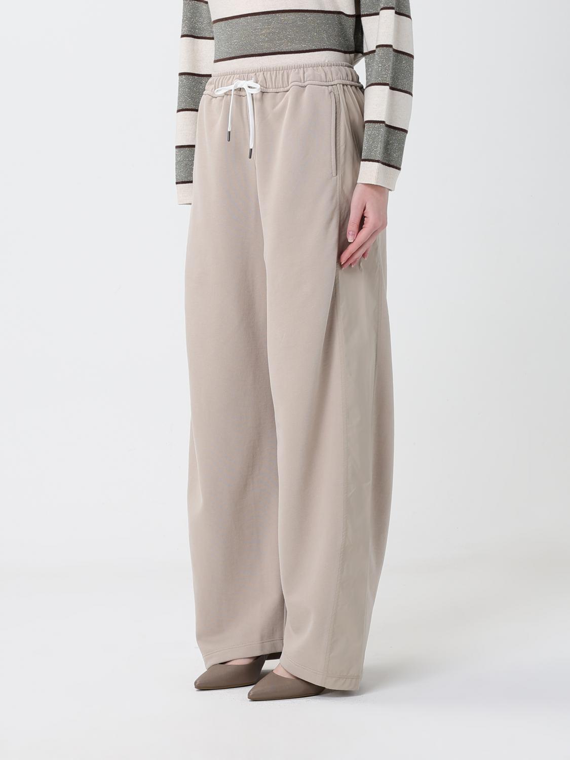Pants Woman color Beige