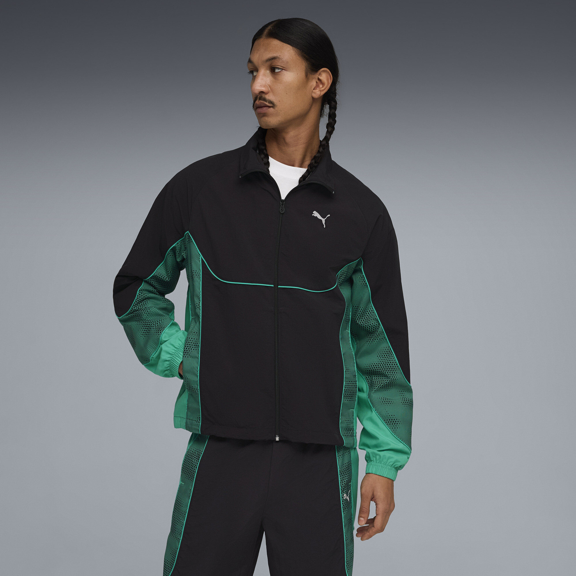 PUMATECH-X Men's Track Jacket in Black