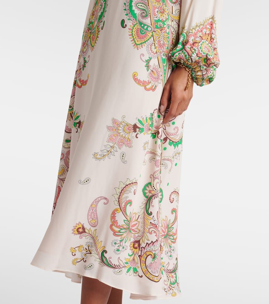 Printed midi dress