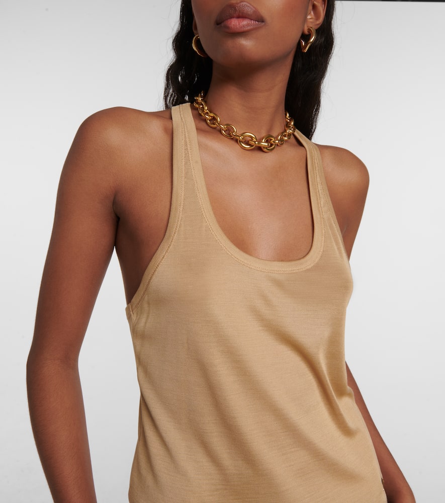 Tom Ford Micro-Rib silk jersey tank top