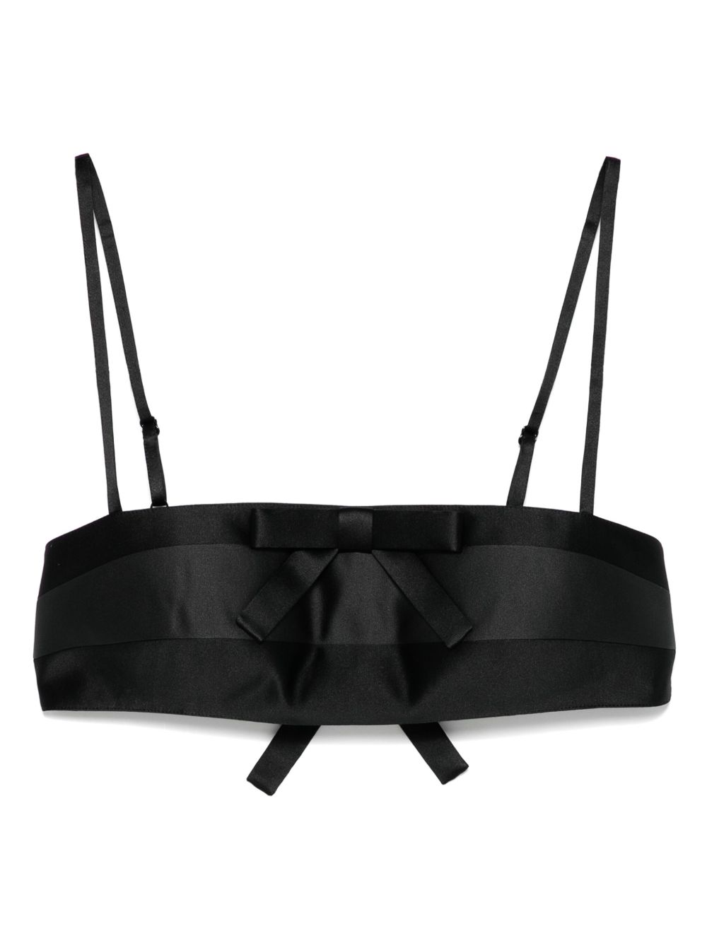 Bow-detailing top - Black