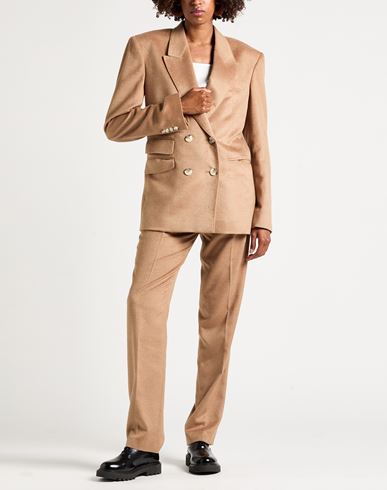 Woman Suit Camel Size M Silk