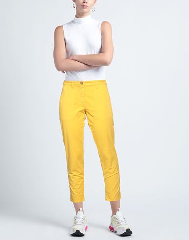 Woman Pants Ocher