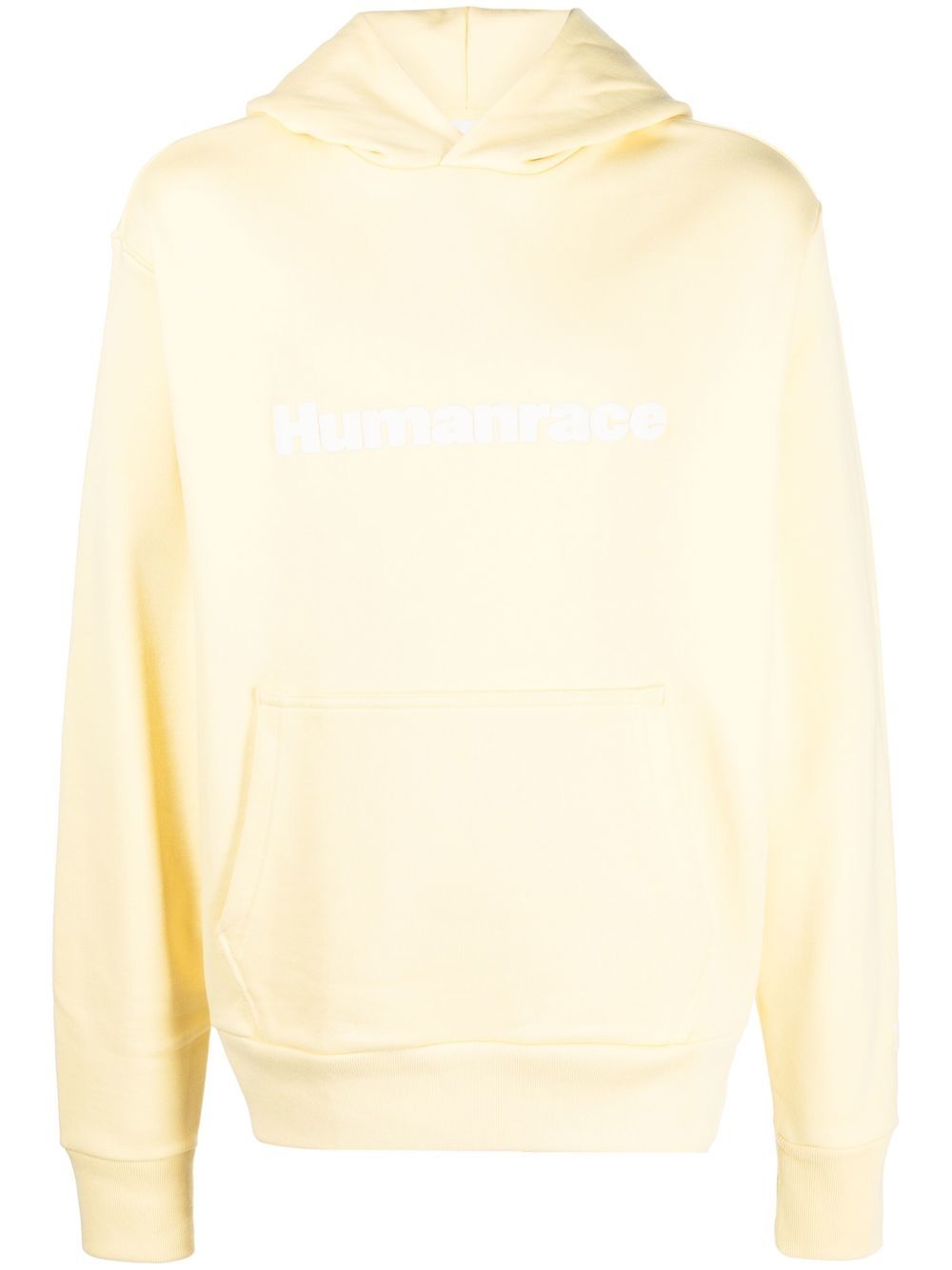 Slogan-print pullover hoodie - Yellow