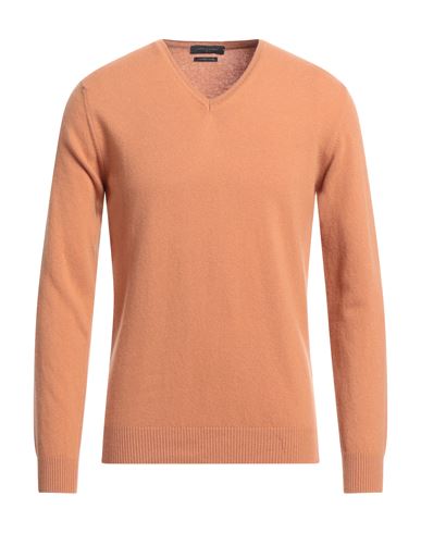 Man Sweater Camel Size M Merino Wool, Cashmere