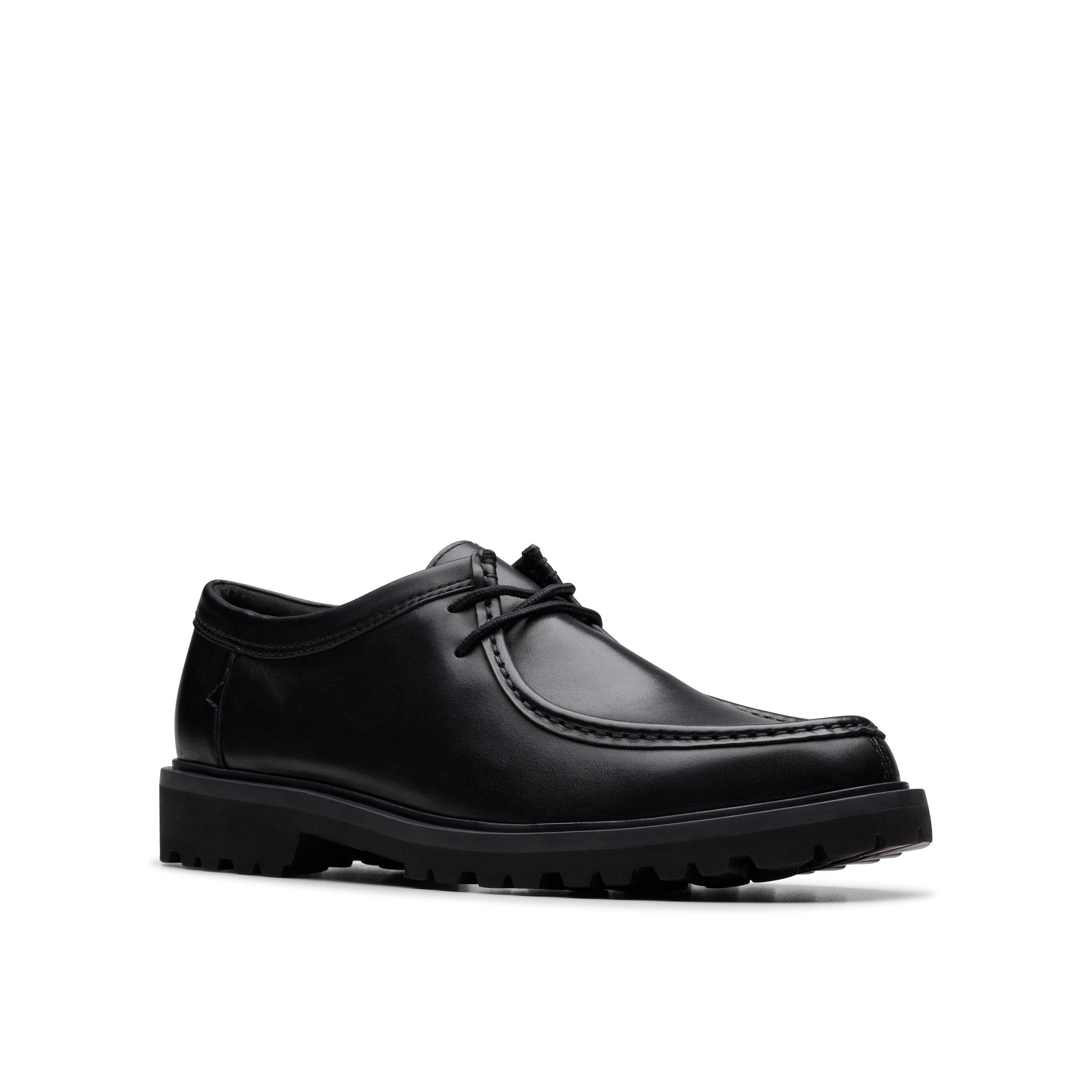 Clarks Men's Berwick Seam Black Leather Lace Up | : 10/Standard Fit