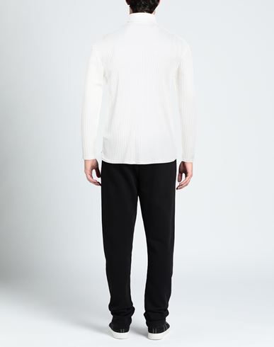 Takeshy Kurosawa Man Turtleneck White Size XXL Polyester, Viscose