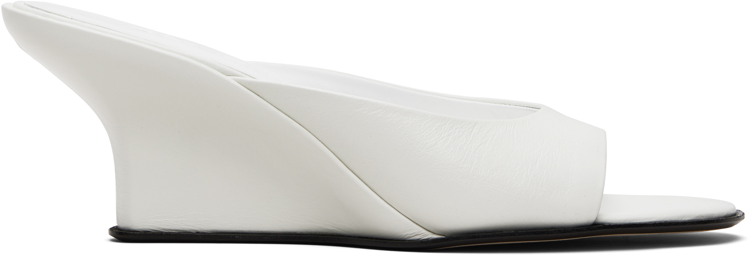 White Caroo Heeled Sandals