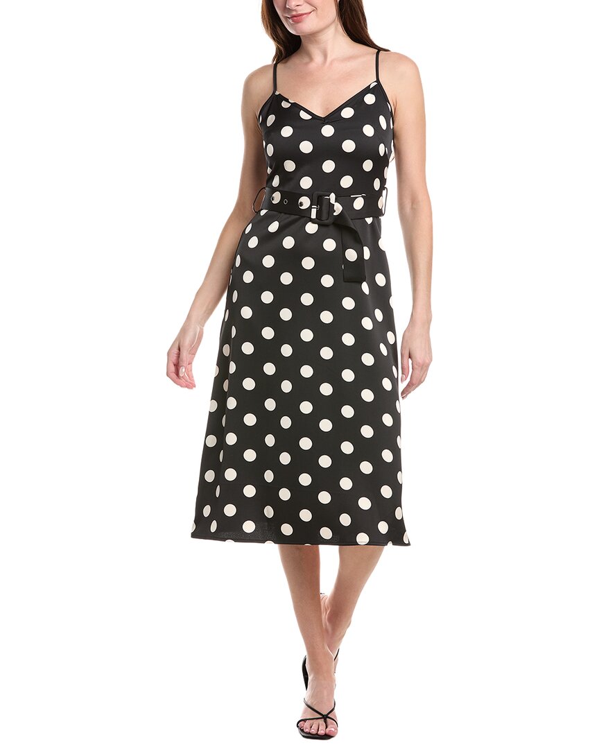 Belted Polka Dot Dress