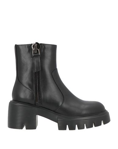 Woman Ankle boots Black Size 11 Leather