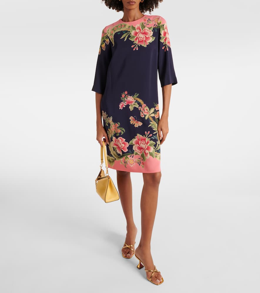 Floral shift dress