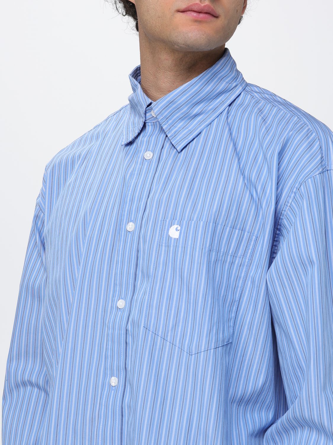 Shirt Men color Blue