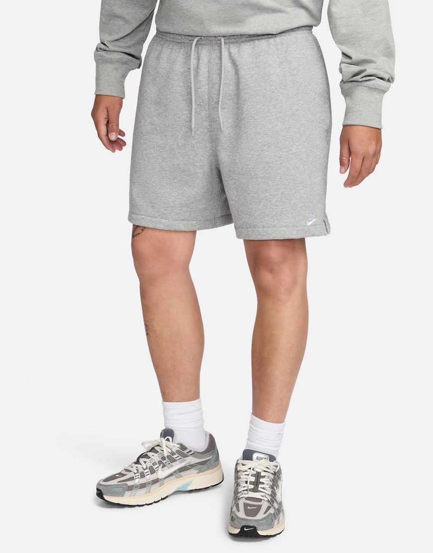 Club french terry shorts in gray