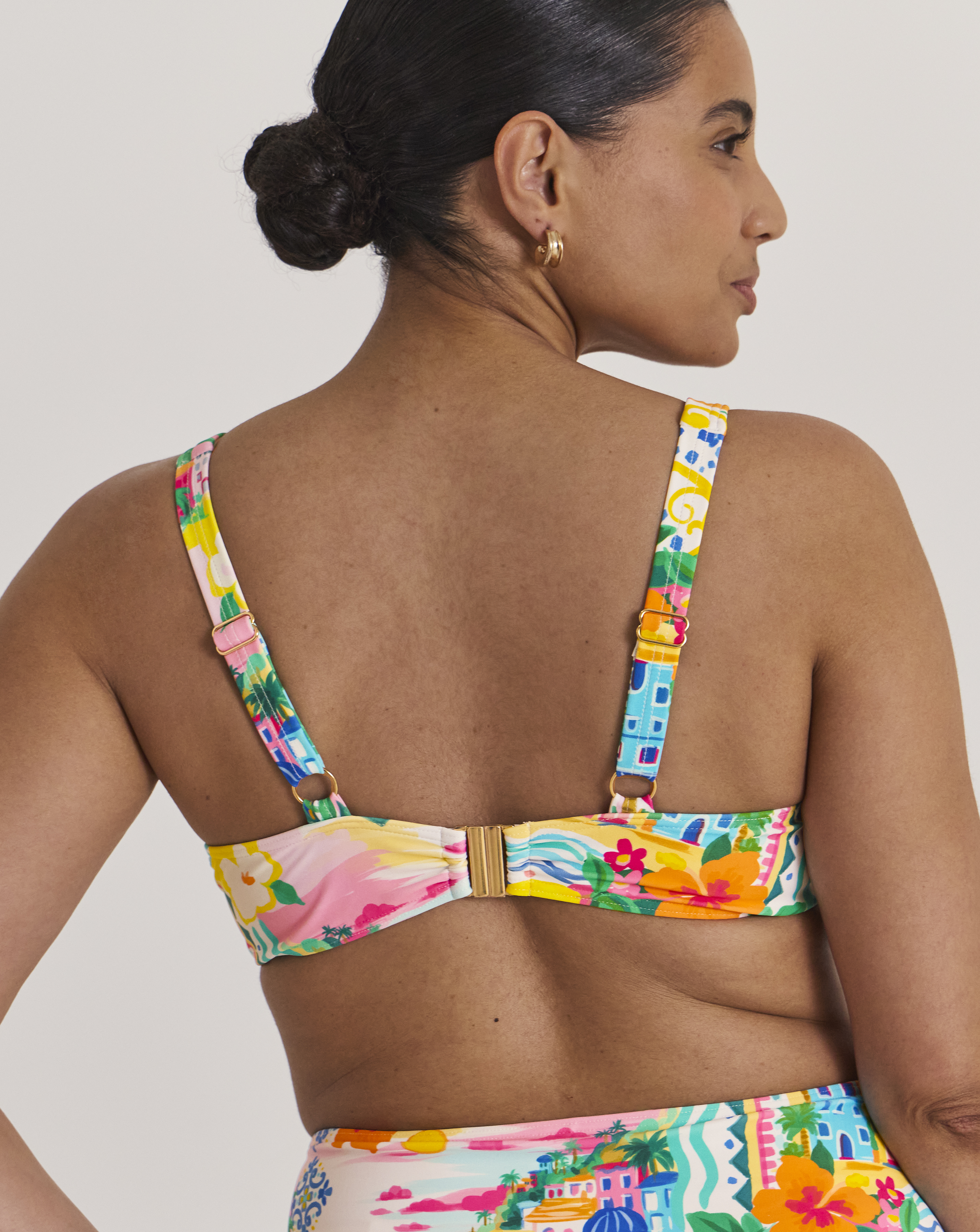 Underwired Printed Bikini Top