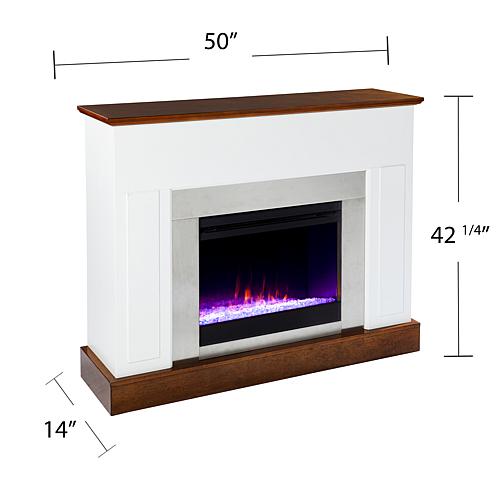 Eastrington Color Changing Electric Fireplace