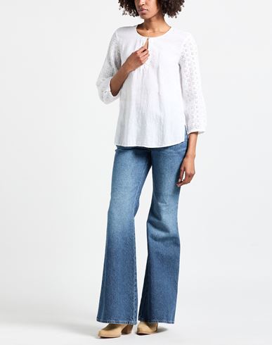 Woman Top Off white Size 6 Linen