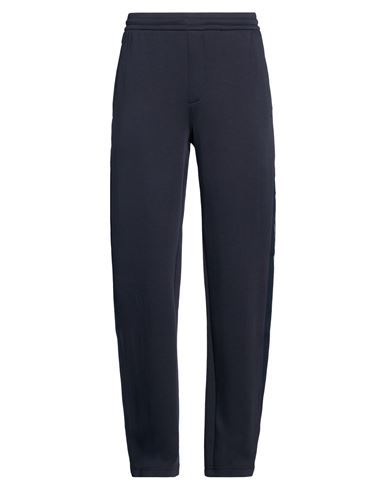 Man Pants Navy Size S Cotton, Polyester, Elastane