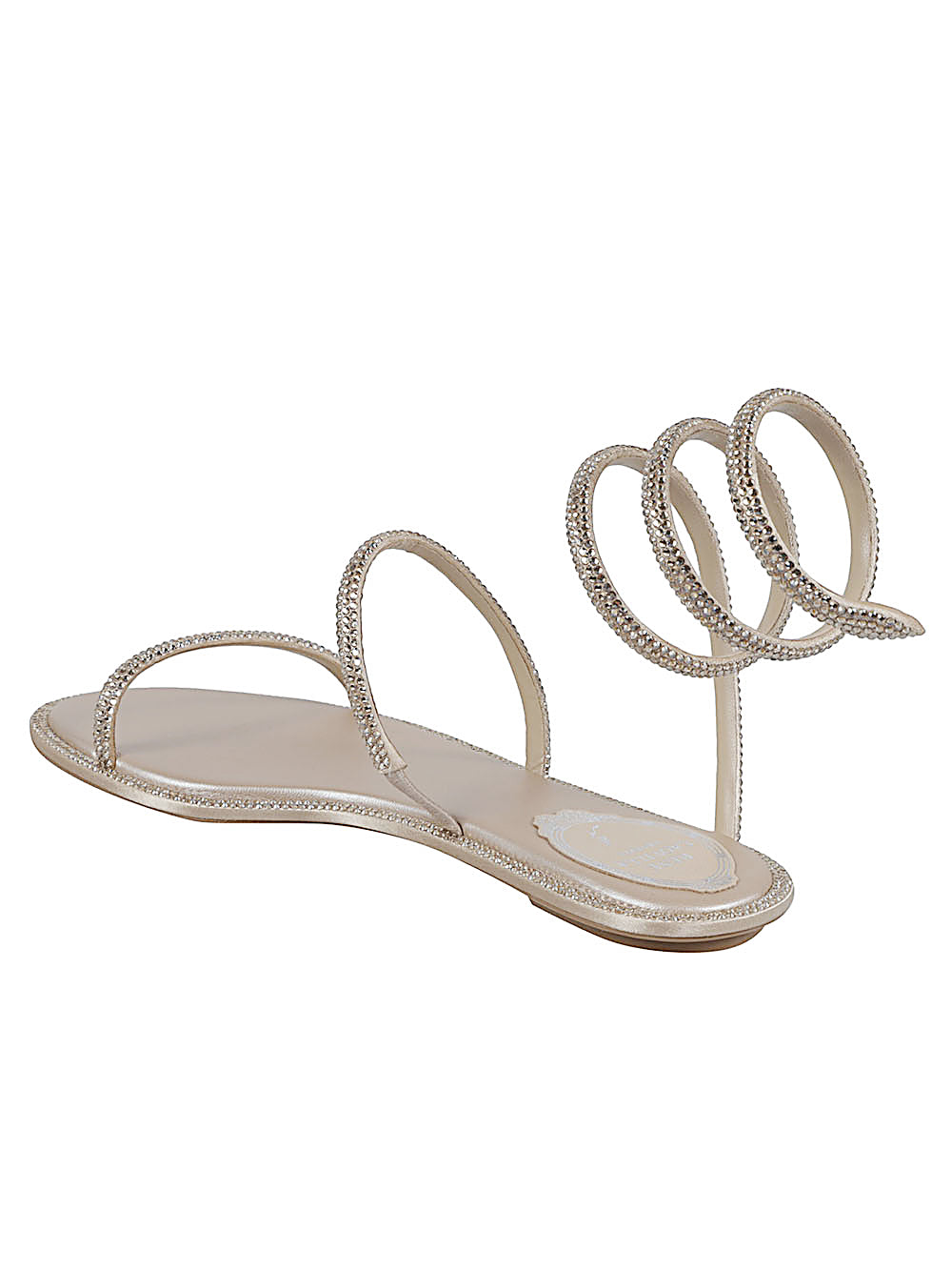 Rene' Caovilla Cleo platte sandalen
