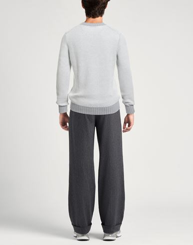 Man Sweater Light grey Size 42 Virgin Wool, Viscose, Cashmere