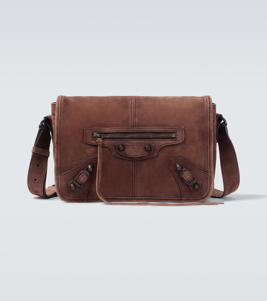 Le City Small suede messenger bag