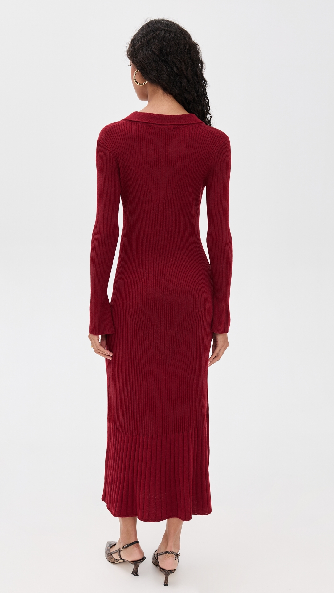 O. p.t Nicole Dress Burgundy