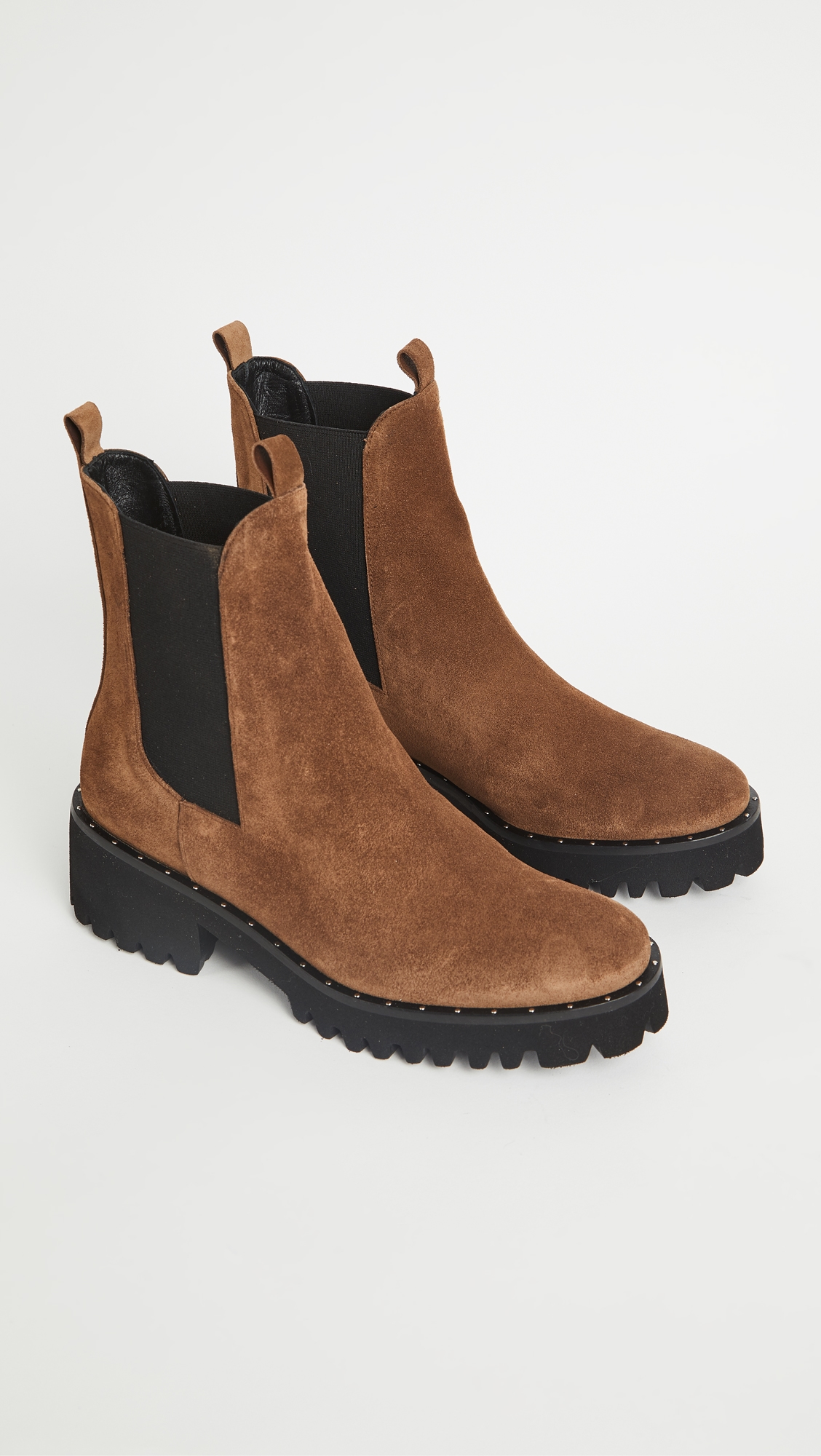 Brooke Waterproof Lug Sole Boots Brown