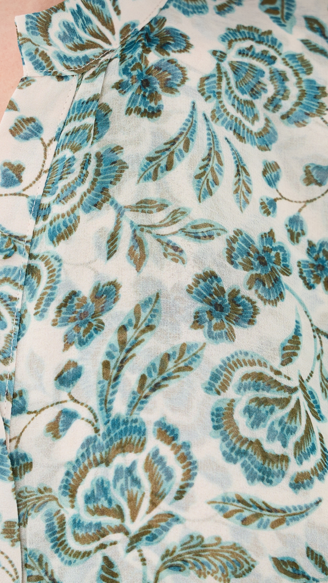 Evie Dress Azure Flora