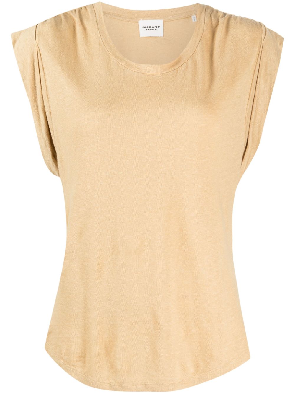 Kotty linen T-shirt - Brown