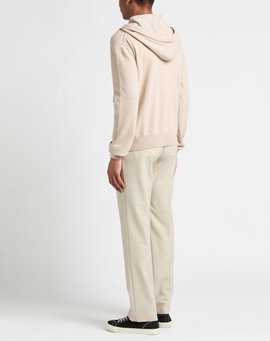 Man Cardigan Sand Size S Wool, Cashmere