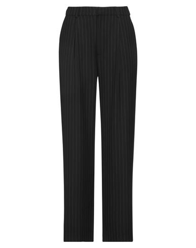 Woman Pants Black Size S Polyester, Viscose, Elastane