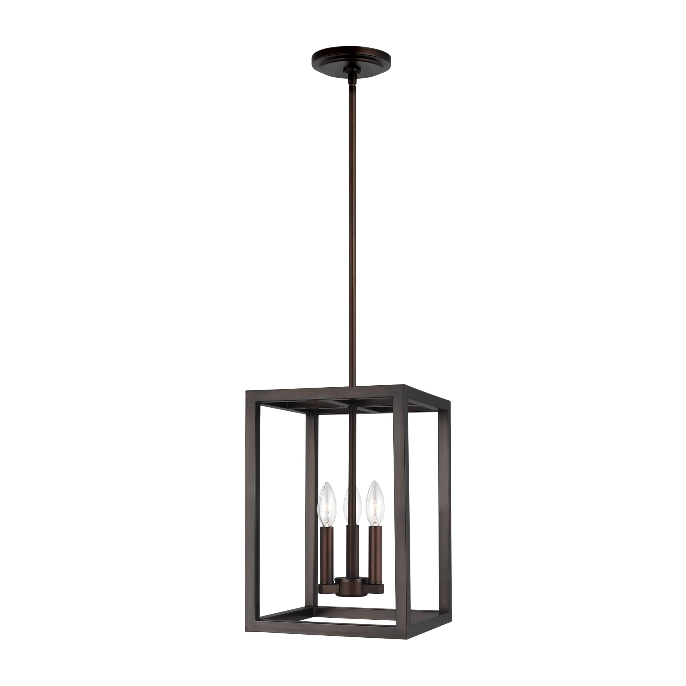Sea Gull Moffet Street 3-Light Foyer Light in Bronze