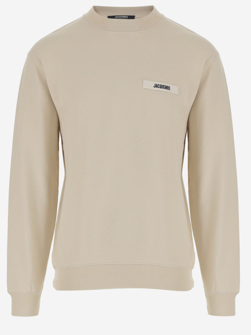 Beige Logo Sweatshirt