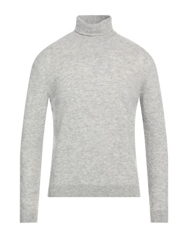 Lab Man Turtleneck Grey Size L Merino Wool, Polyamide, Cashmere