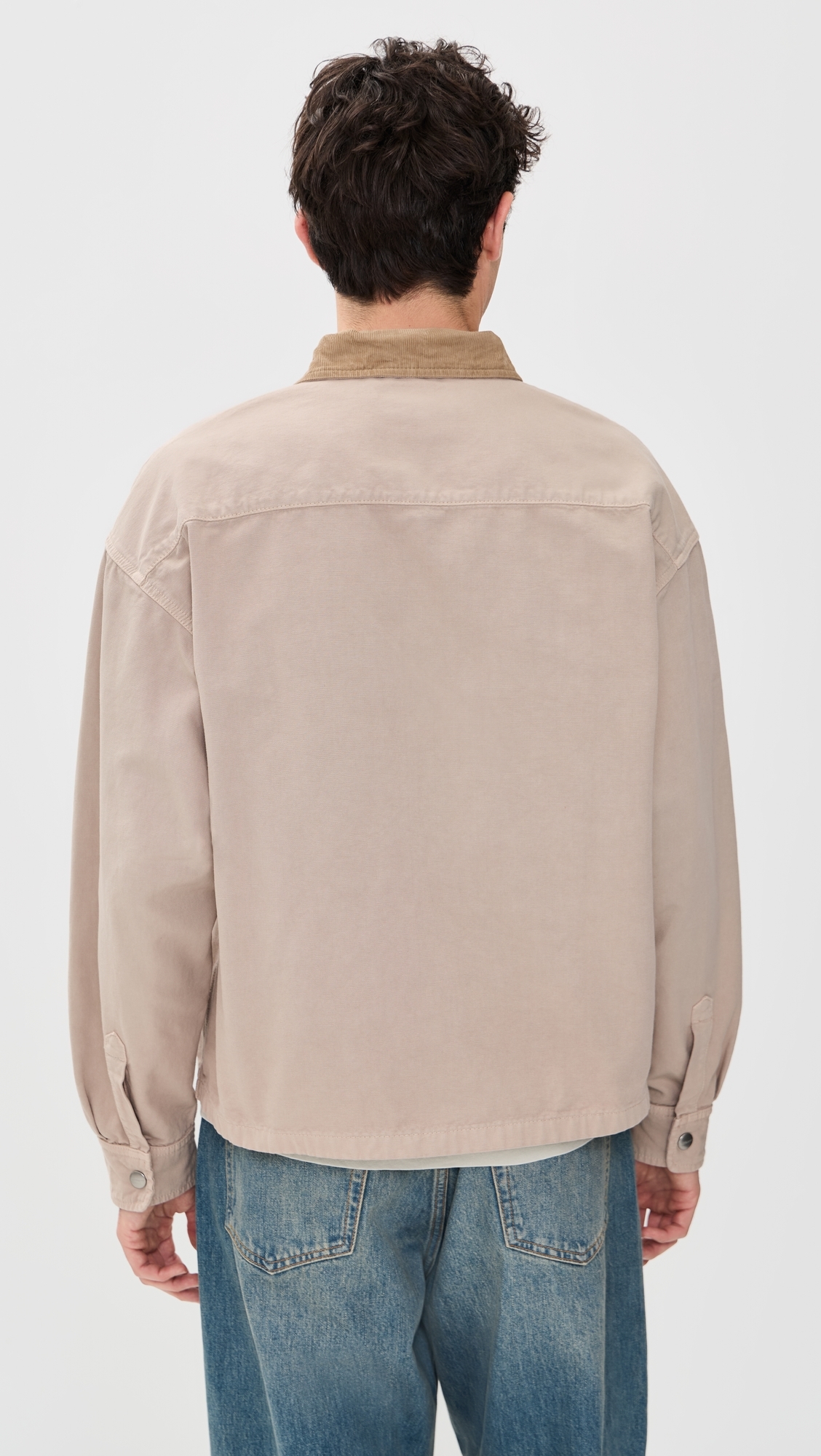 Prescott Shirt Jacket String/Leather
