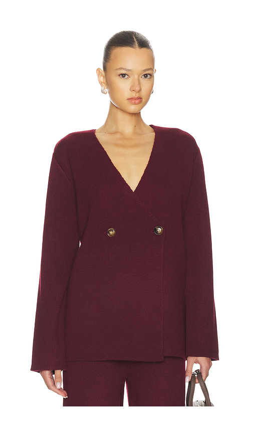 SEROYA Tundra Sweater in Burgundy. XL. Also in XXS, XS, S