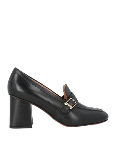 Santoni Woman Loafers Black Size 10.5 Leather
