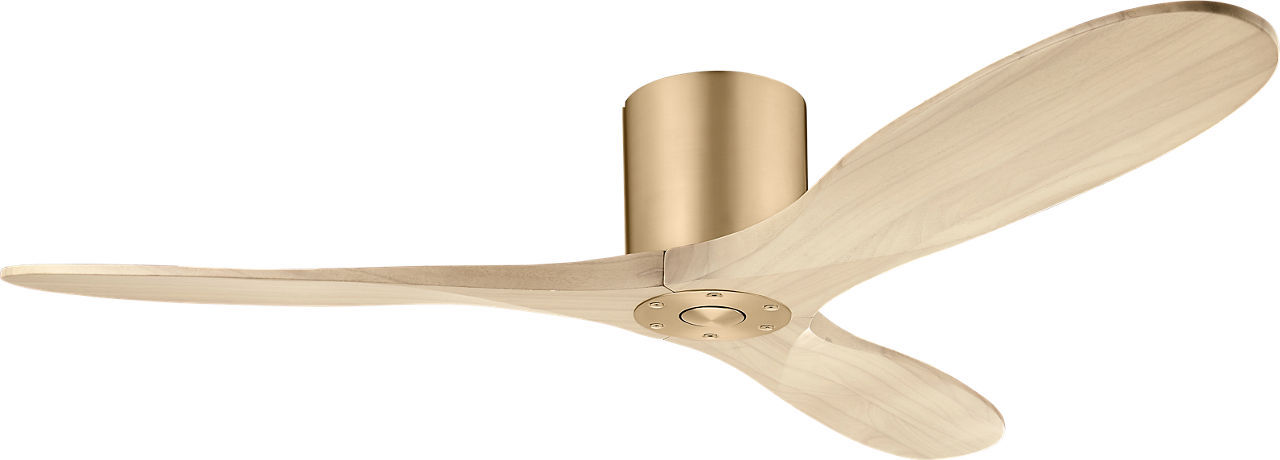 Burnished Brass 52" Ceiling Fan from the Maverick Collection