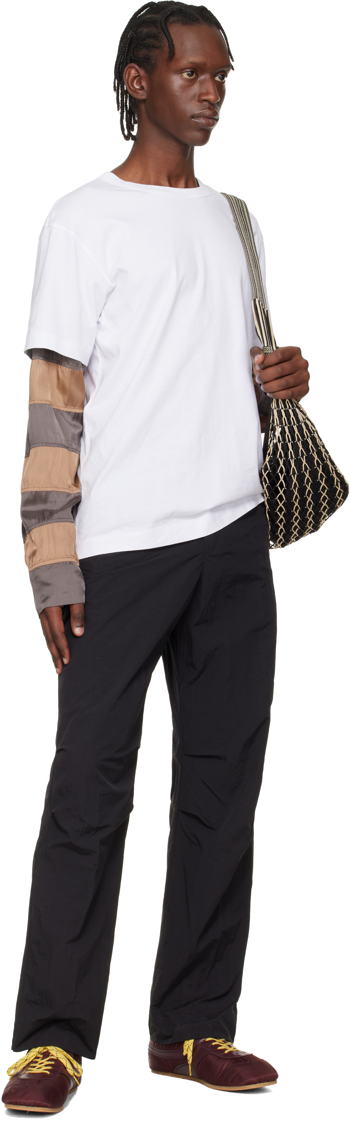 Black Taffeta Trousers