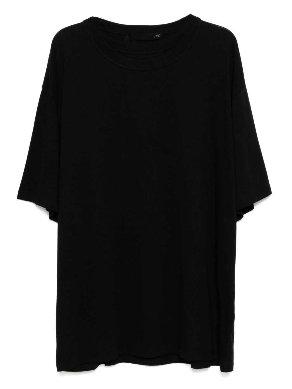 Marina yee double-collar T-shirt - Black
