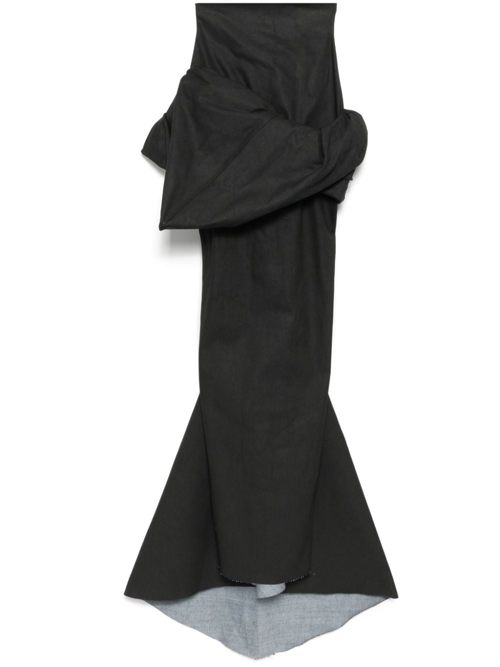 Draped skirt - Black