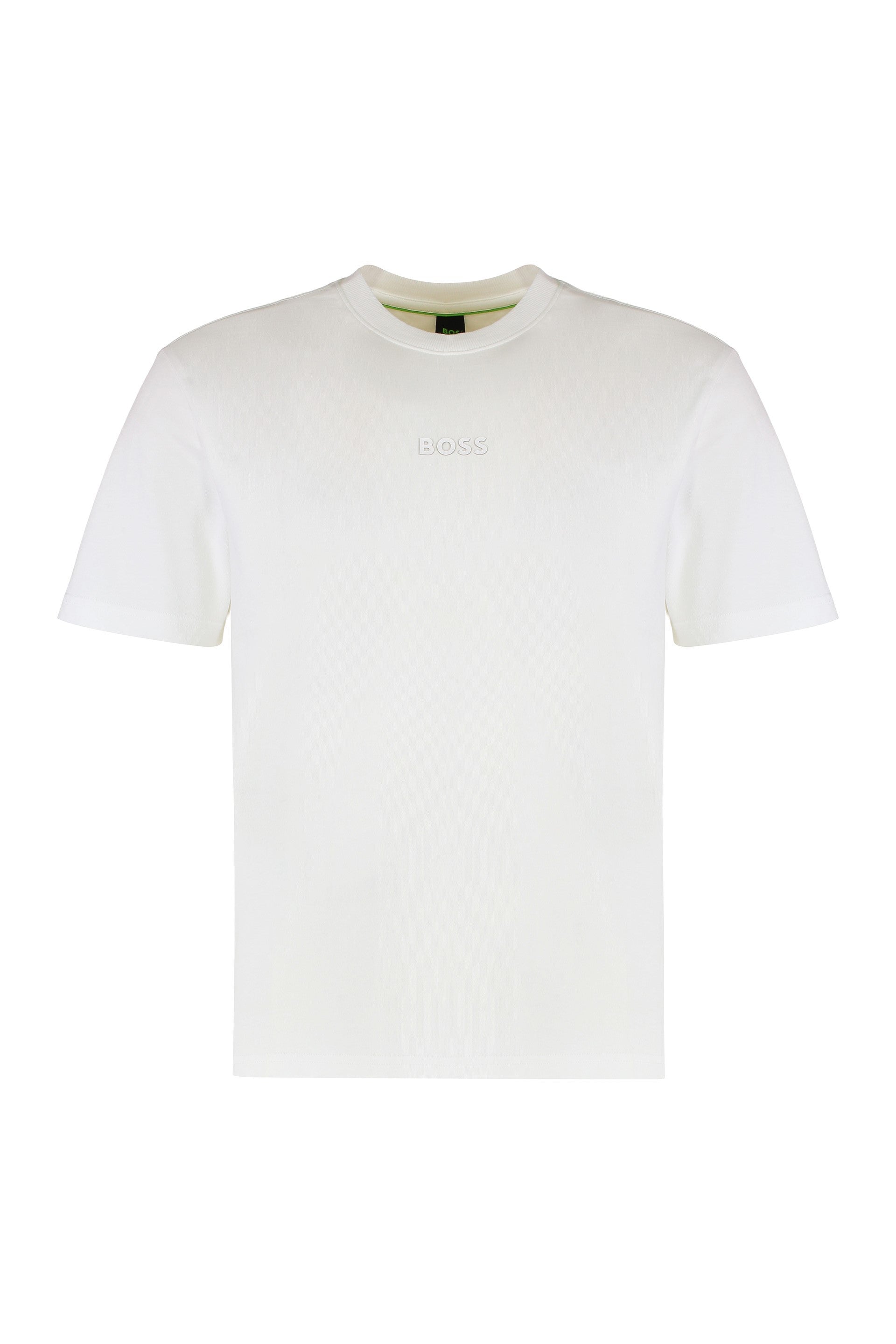 Logo-Embroidered Cotton T-Shirt — White
