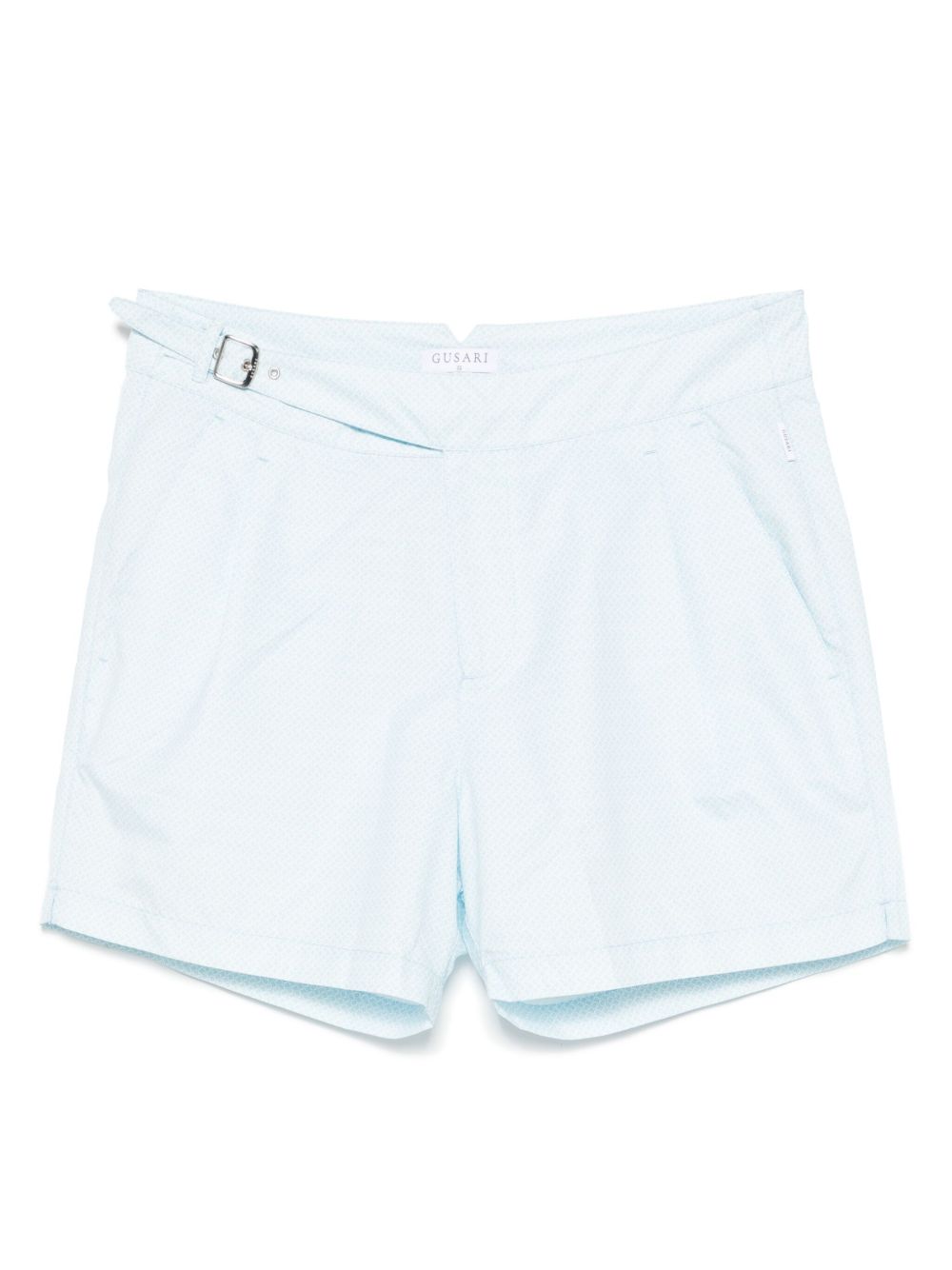 London printed swim shorts - Blue