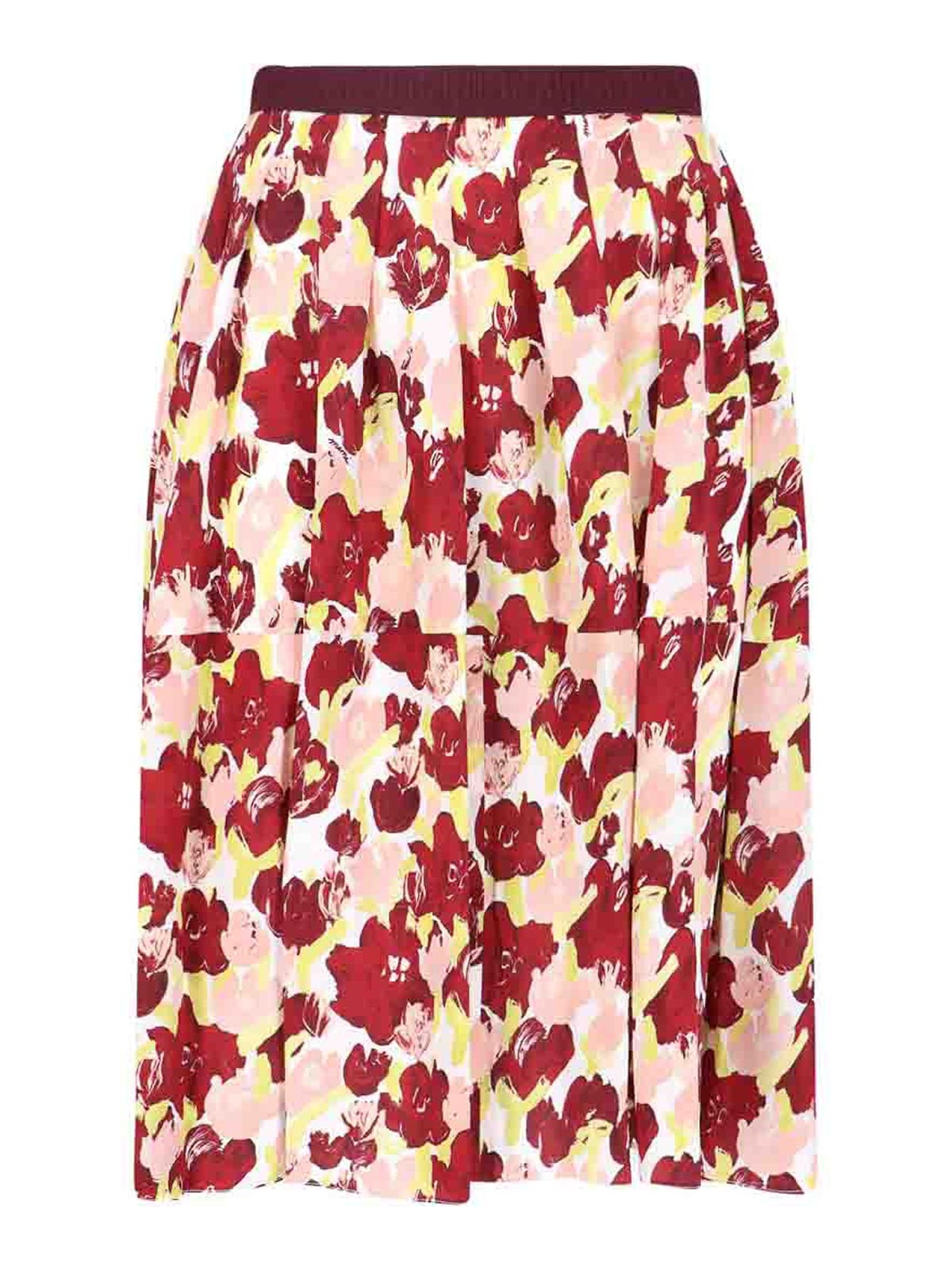 Secret Bouquet Midi Skirt
