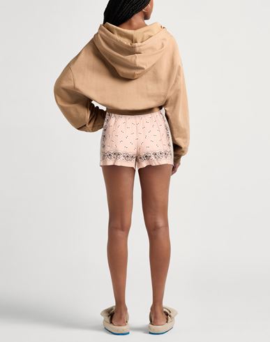 Woman Shorts & Bermuda Shorts Light pink Size L Linen, Cotton