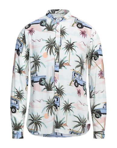 Man Shirt Light green Size 15 ½ Viscose