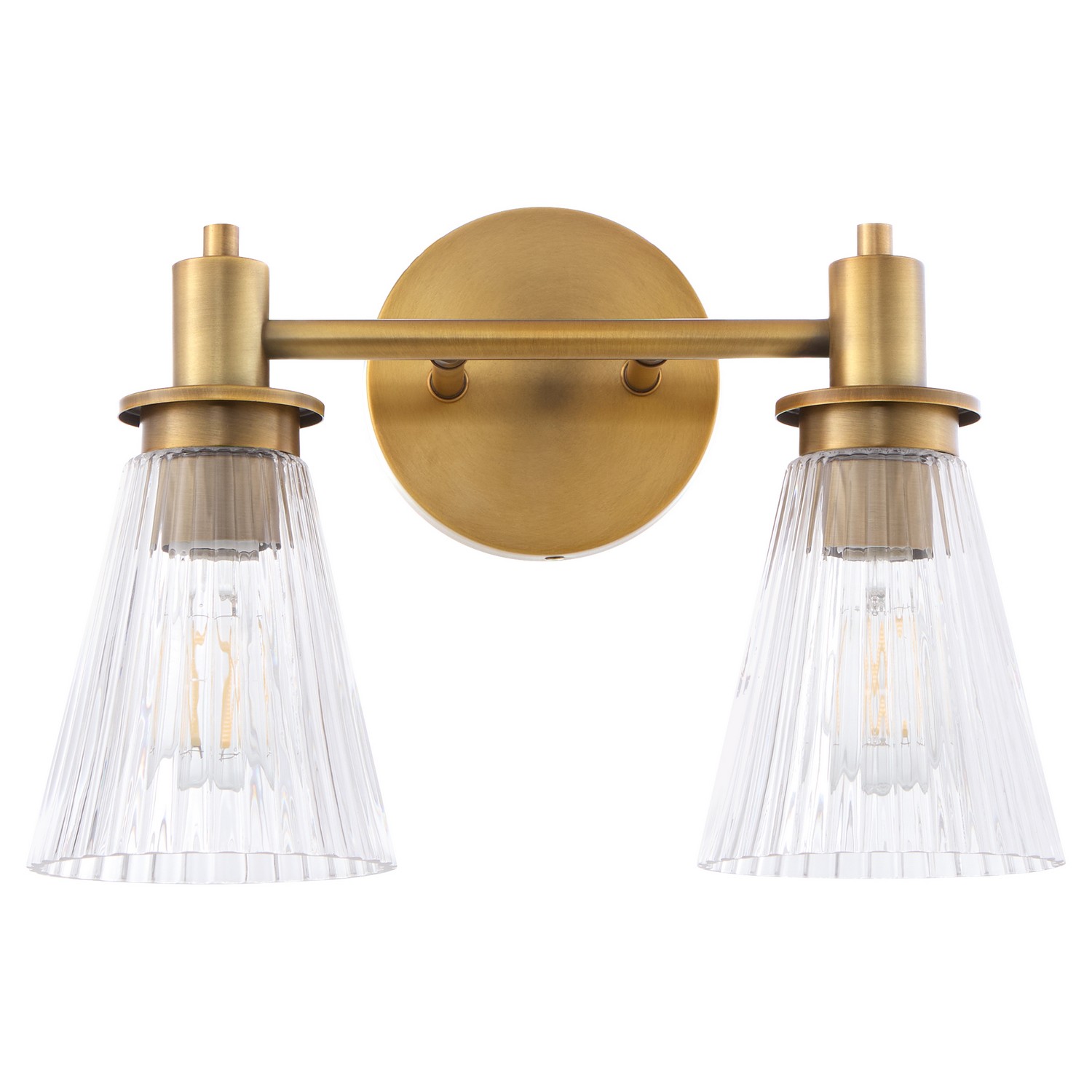 Brushed Brass Bathroom Vanity Light from the Lawton Collection