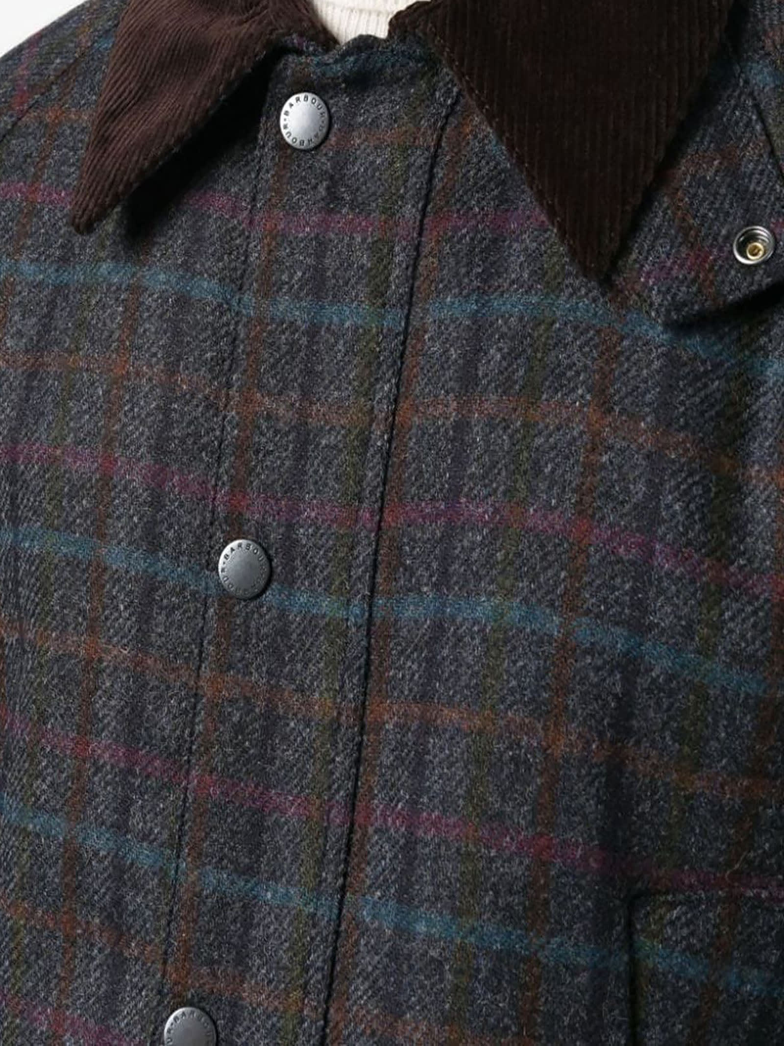Multicolor Wool Checked Jacket