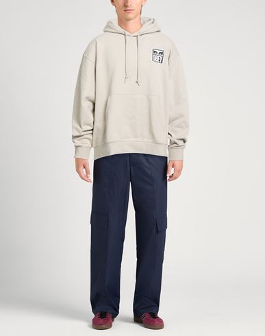 Man Sweatshirt Light grey Size XL Cotton, Polyester