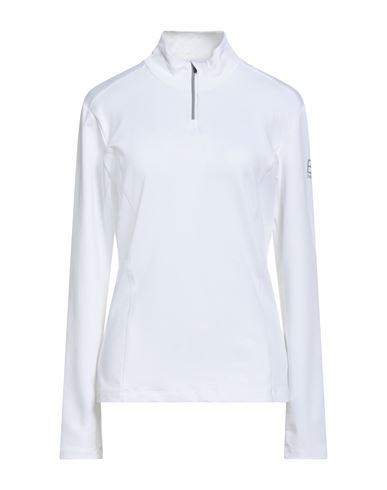 Woman Sweatshirt White Size M Polyester, Elastane