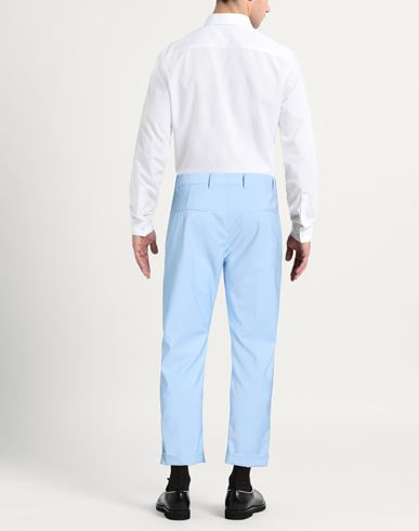 Man Pants Light blue Size 30 Polyester, Viscose, Elastane